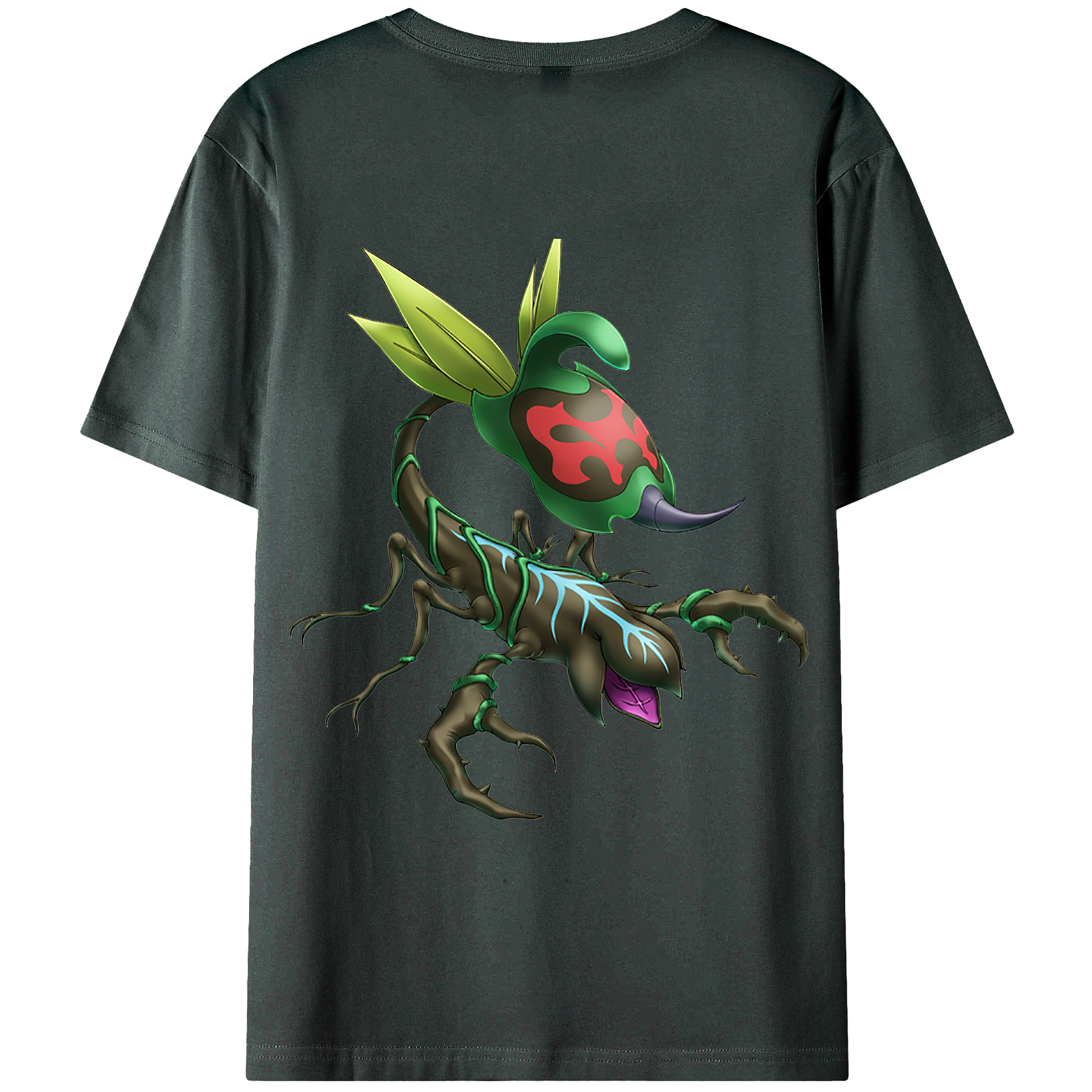 （画像用） 遊☆戯☆王 Yu-Gi-Oh! 綿100％ メンズ半袖Tシャツ（バックプリント） 通気性